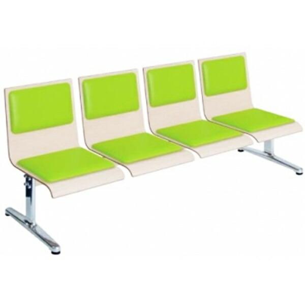 日本製 ベンチ 4人掛け ロビーチェア レザー ロビーベンチ 待合室 椅子 背もたれ付き 4人用 エントランス 長椅子 アームレス 肘なし ラウンジチェア 病院 | 