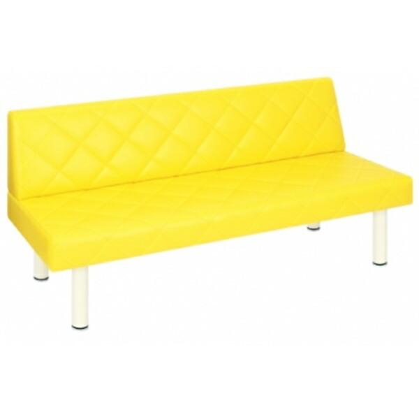 日本製 ロビーチェア ソファ 長さ120〜140cm 病院 レザー 待合室 長椅子 アームレス 待合いす 肘なし 背もたれあり キルト加工 エントランス 背付き おしゃれ | 