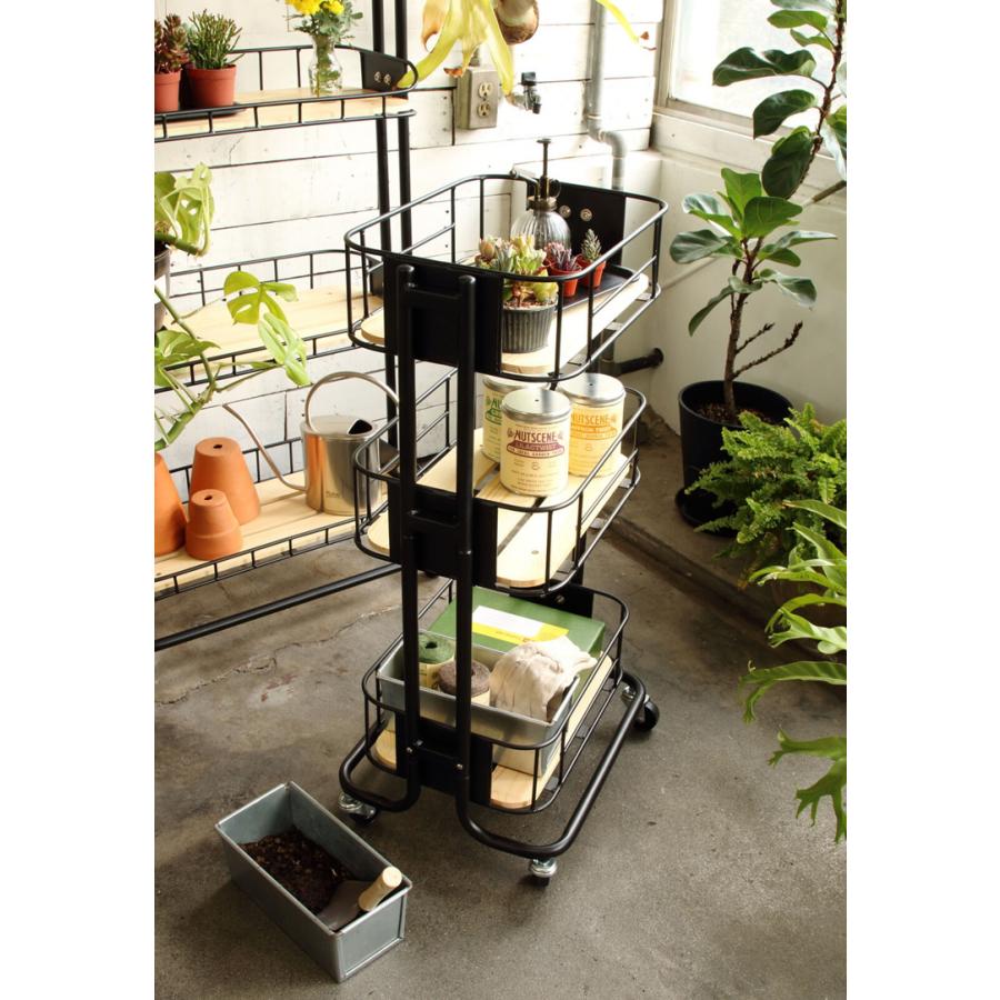 【Mash】BYケージ ワゴン キッチンワゴン ランドリーワゴン 隙間収納 キャスター付き レトロ 台所 キッチン収納 ネイルワゴン おしゃれ 子供部屋 |  | 04