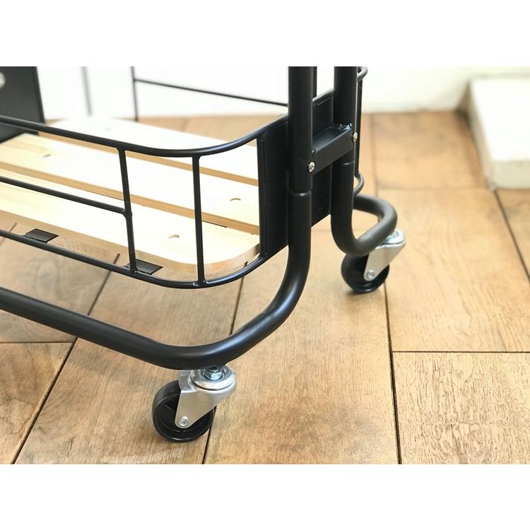 【Mash】BYケージ ワゴン キッチンワゴン ランドリーワゴン 隙間収納 キャスター付き レトロ 台所 キッチン収納 ネイルワゴン おしゃれ 子供部屋 |  | 06