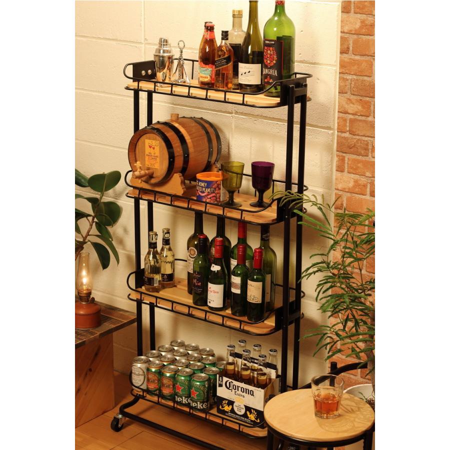 【Mash】BYケージ ラック キッチンワゴン ランドリーワゴン 隙間収納 キャスター付き レトロ 台所 キッチン収納 ネイルワゴン おしゃれ 子供部屋 |  | 03