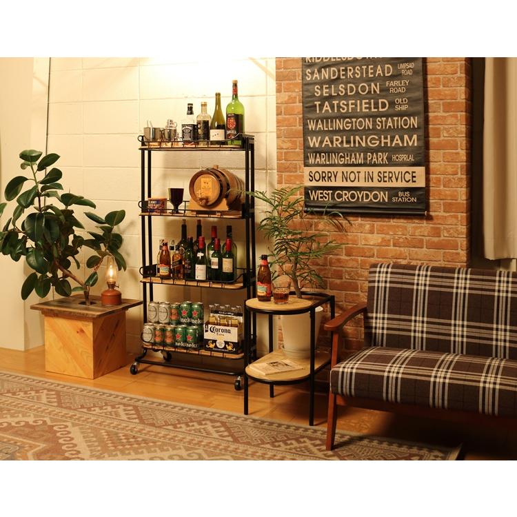 【Mash】BYケージ ラック キッチンワゴン ランドリーワゴン 隙間収納 キャスター付き レトロ 台所 キッチン収納 ネイルワゴン おしゃれ 子供部屋 |  | 06