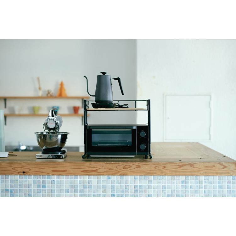 【Mash】BYケージ マルチラック キッチンラック カウンター上 オープンラック リビング デスク レトロ おしゃれ 高さ調節可能 |  | 03