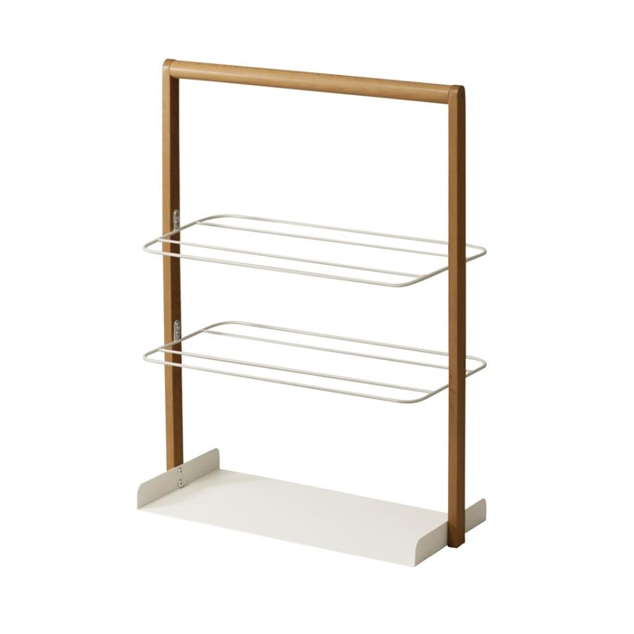 【Mash】LIVエントランスラック シューズラック スリッパラック 玄関収納 省スペース スリム レトロ おしゃれ |  | 01