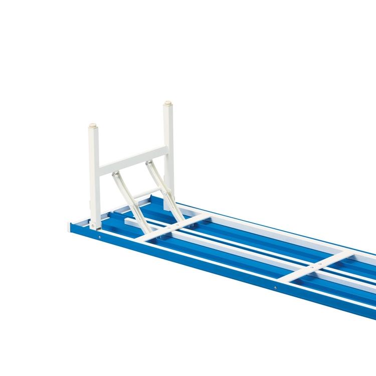 バネ脚折り畳みカラーベンチ ガーデンベンチ 屋外ベンチ パークベンチ 樹脂ベンチ シンプル おしゃれ おすすめ 公園 長椅子 業務用 野外 3人掛け |  | 01