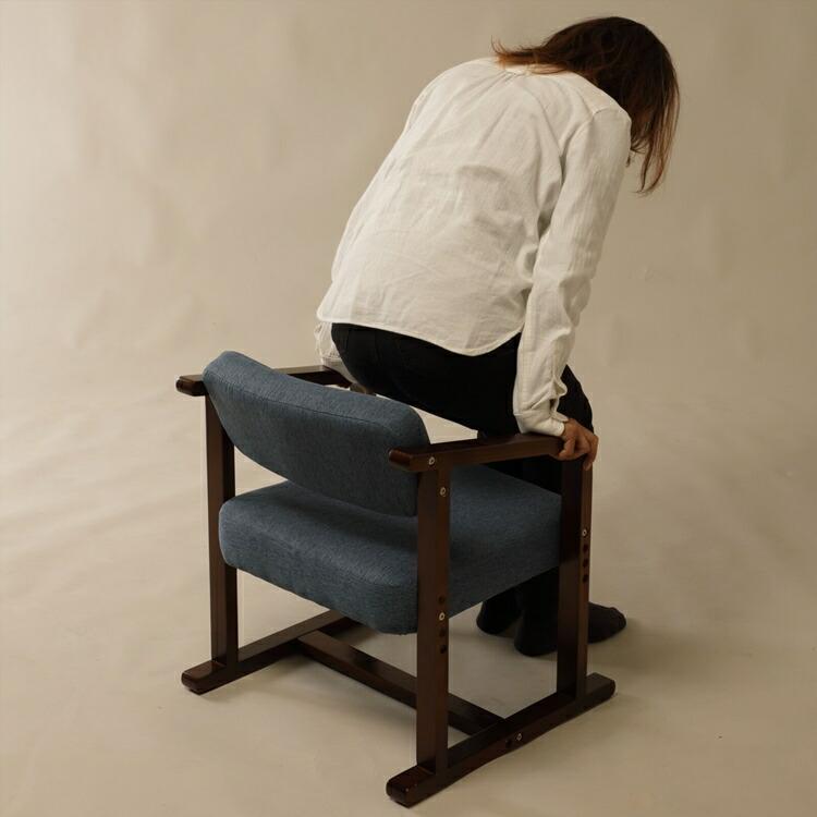 ちょこっとイス 腰痛 高座椅子 高さ調整 肘掛け 肘つき ファブリック 疲れにくい 和座椅子 おしゃれ 一人掛け コンパクト 高齢者 ギフト プレゼント LC-11 |  | 10
