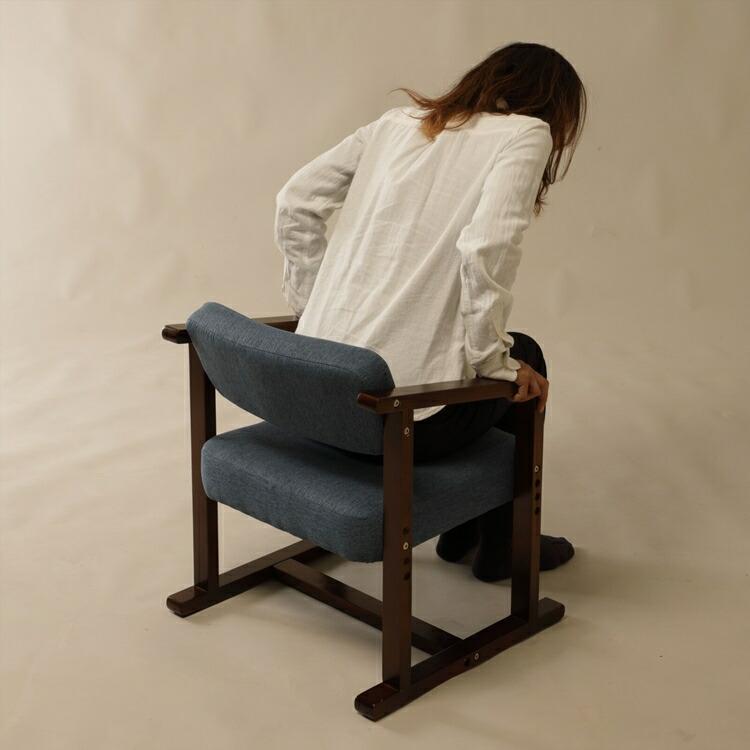 ちょこっとイス 腰痛 高座椅子 高さ調整 肘掛け 肘つき ファブリック 疲れにくい 和座椅子 おしゃれ 一人掛け コンパクト 高齢者 ギフト プレゼント LC-11 |  | 09