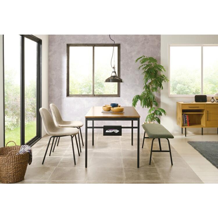 NOAL ベンチ ダイニングベンチ 食卓チェア おしゃれ インダストリアル いす 椅子 ワークチェア スタイリッシュ カフェ |  | 05