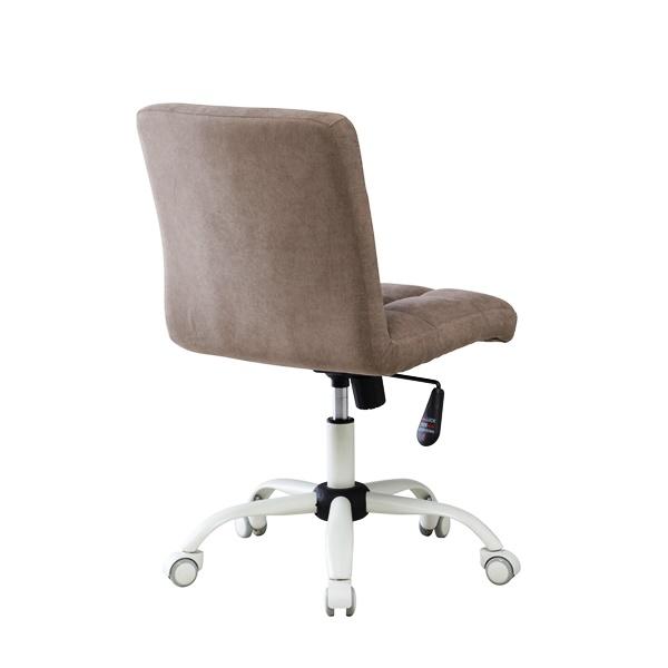 パソコンチェア デスクチェア オフィスチェア キャスター付き アームレス PCチェア 書斎 高さ調整 ベージュ ブラウン マスタード 回る 回転式 おしゃれ モダン | ブランド登録なし | 10