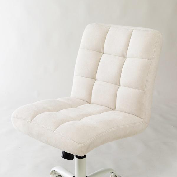 パソコンチェア デスクチェア オフィスチェア キャスター付き アームレス PCチェア 書斎 高さ調整 ベージュ ブラウン マスタード 回る 回転式 おしゃれ モダン | ブランド登録なし | 03