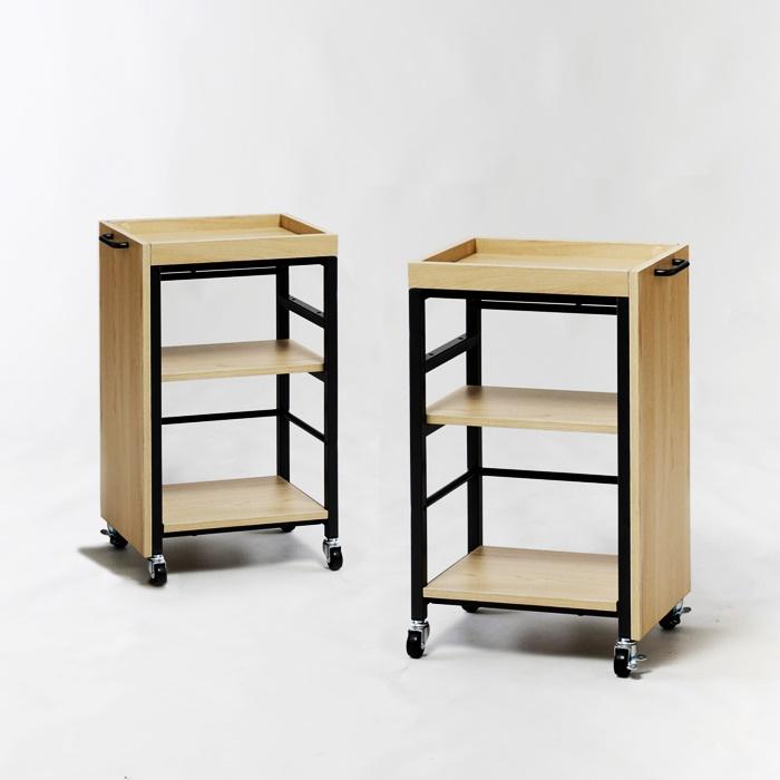 ワゴン デスクワゴン ファイルワゴン 収納ワゴン デスク横 デスクサイド 取っ手 デスク下 おしゃれ デスク収納 ナチュラル おしゃれ 西海岸 モダン 机整理 | ブランド登録なし | 01