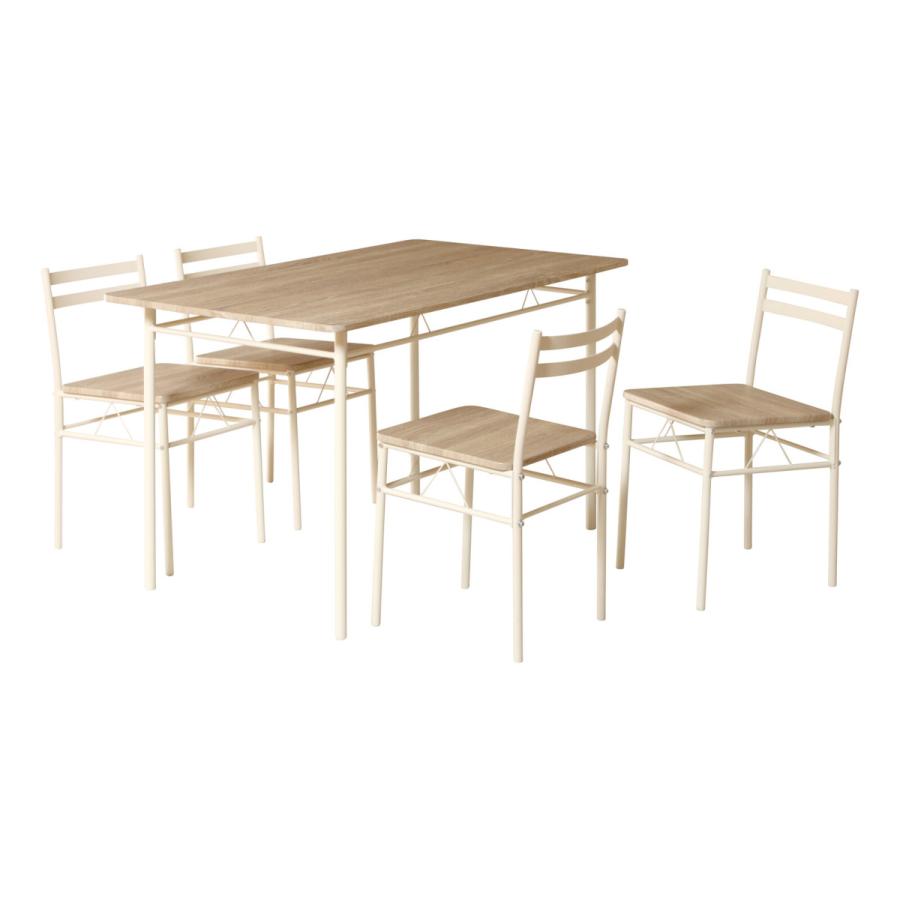 LIKE VINTAGE ダイニング5点セット ダイニングセット 4人掛け テーブル 幅120cm テーブル チェア 食卓 北欧 モダン 4人がけ 四人がけ 4人用 四人用 おしゃれ |  | 01