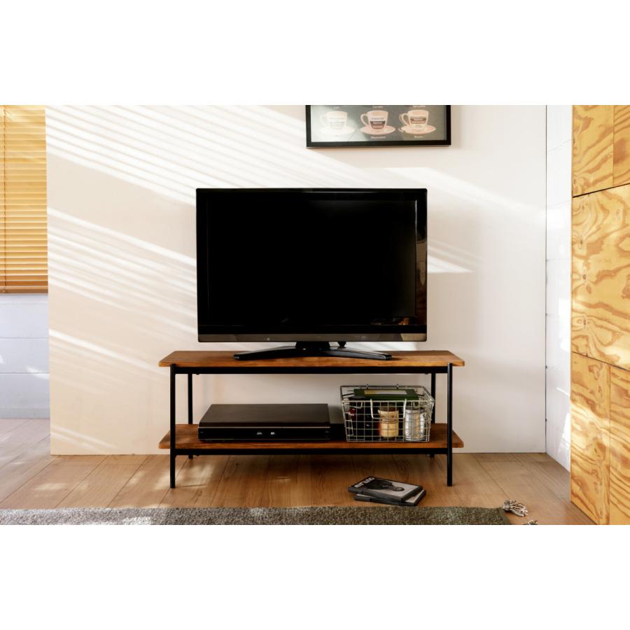 ヴィンテージ調TVボード ローボード テレビボード リビングボード 北欧 男前インテリア テレビラック 幅100cm 19インチ 40インチ テレビ台 オープンラック |  | 01