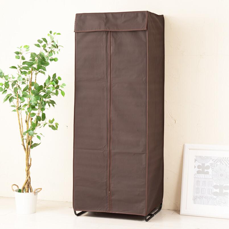 カバー付クローゼットハンガーM 幅62cm ハンガー 収納 布 コート掛け 棚付 帽子収納 衣類収納 クローゼット  衣類 収納 ワードローブ おしゃれ  シンプル |  | 03