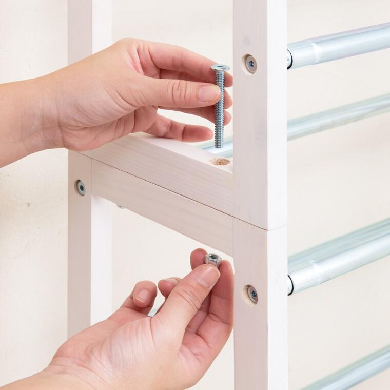 伸縮式シューズラック3段 靴入れ 玄関収納 スリッパ ラック コンパクト エントランス スリム 省スペース 棚 |  | 05