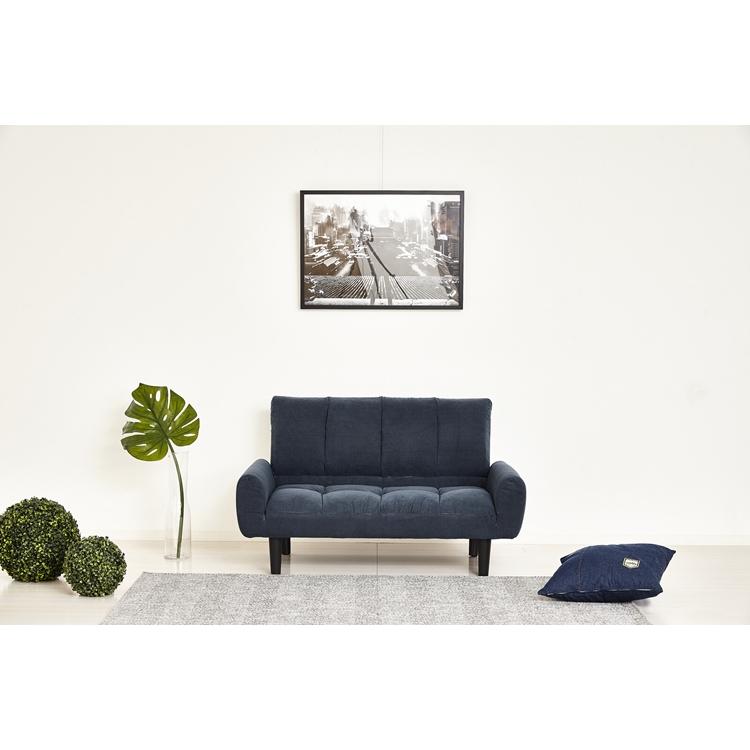 2Pコーデュロイソファー ネイビーブルー 2人掛け ソファ 二人掛け 北欧 コンパクト おしゃれ かわいい 肘付き 脚付き 新生活 脚取り外し可能 ローソファ 収納 |  | 01