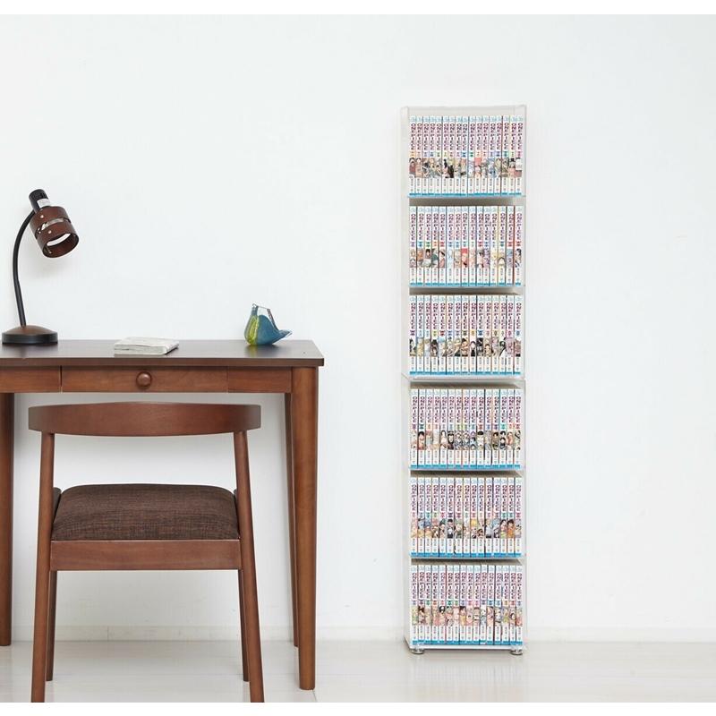 アクリリック 極薄コミック収納 3段×2個組 アクリル 完成品 おしゃれ 本棚 大容量 収納 本入れ 書庫 CD DVD収納 ブックシェルフ マンガ収納 スリム 書棚 |  | 05