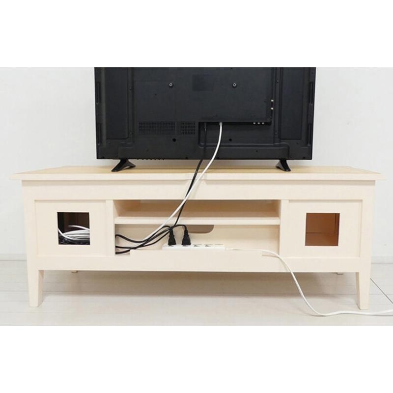 コモ テレビ台 ホワイト 幅110cm 完成品 猫脚 木製 ローボード TV台 テレビ台 ロータイプ テレビボード アンティーク 猫脚 クラシック 収納棚 リビングボード |  | 07