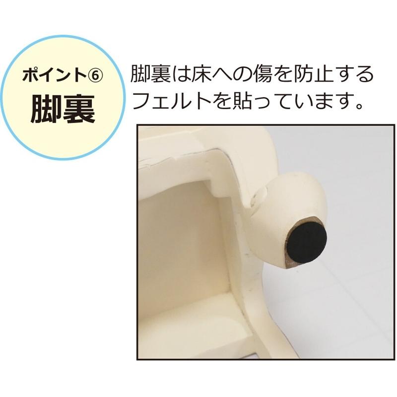 コモ スリッパラック ホワイト 幅30cm 玄関収納 完成品 猫脚 木製 高級感 おしゃれ アンティーク 猫脚 クラシック リビング 収納棚 スリム コンパクト |  | 06