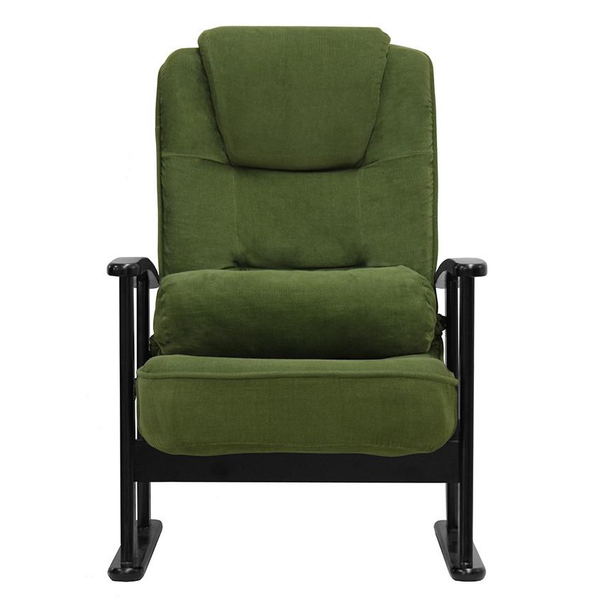 折畳み式 木肘高座椅子 高さ調整 低反発 座椅子 リクライニング座椅子 折りたたみ 折り畳み 和室 リビング ダイニング