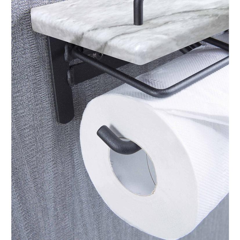 トイレットペーパーホルダー大理石タイプ ダブルタイプ トイレットペーパー 壁掛け ヴィンテージ 棚付き |  | 03