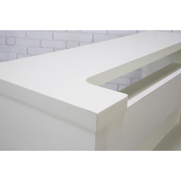 背面収納棚付きカウンターテーブル バーカウンター キッチン収納 シンプル ハイテーブル ダイニング モダン 幅120cm |  | 07