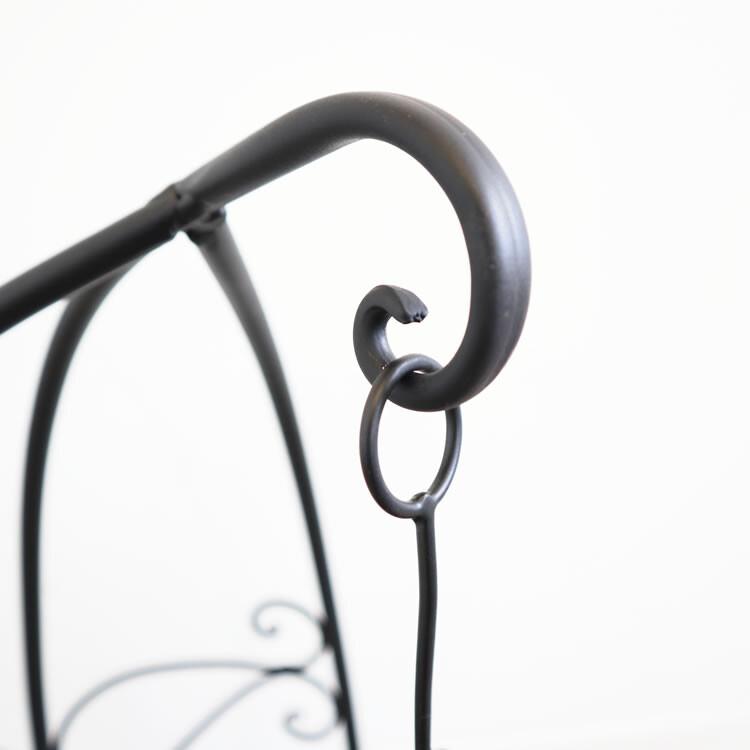 インテリア、エクステリア兼用 ハンギングプランターL ブラック 鉢カバー インテリア エレガント ガーデニング お花 観葉植物 おしゃれ |  | 04