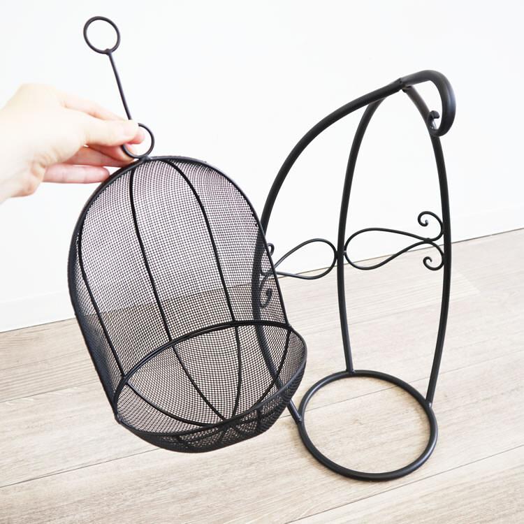 インテリア、エクステリア兼用 ハンギングプランターL ブラック 鉢カバー インテリア エレガント ガーデニング お花 観葉植物 おしゃれ |  | 05