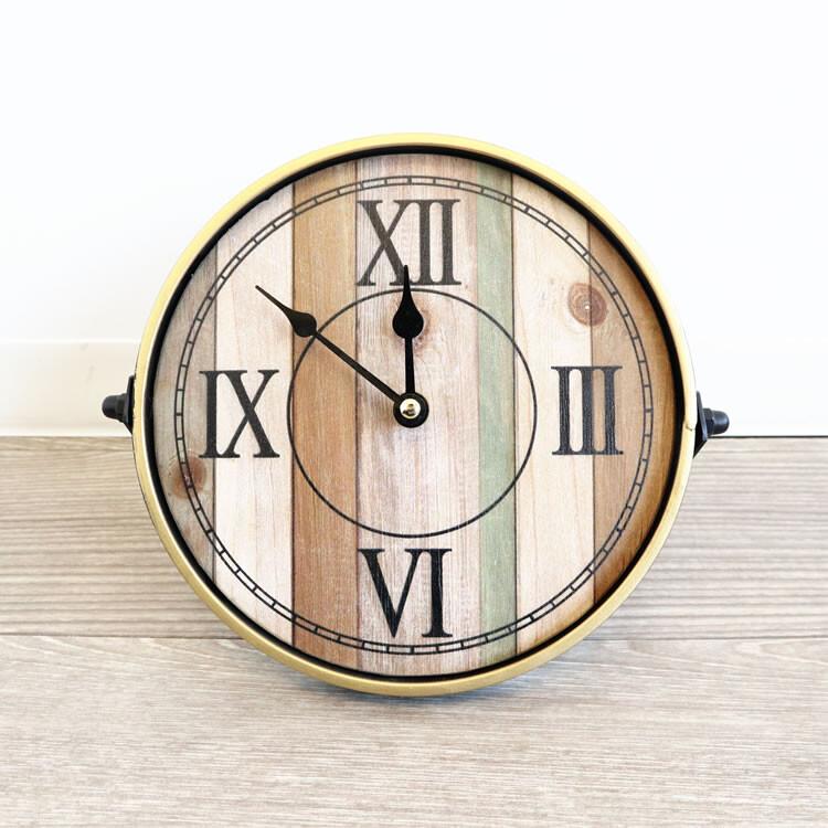 カントリー 置時計 アンティーク おしゃれ 置き時計 寝室 北欧、ナチュラル、カントリー調 |  | 01
