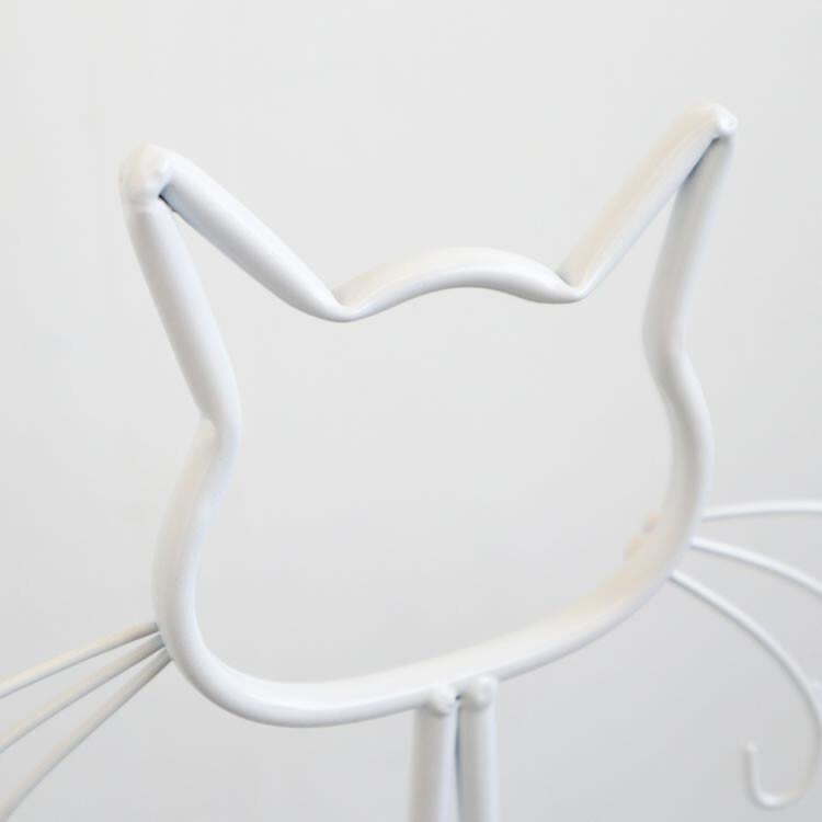プランター 鉢カバー フラワーベース ネコ 白 ガーデニング 猫 フラワースタンド 屋外 植木鉢置き 鉢スタンド 観葉植物 エレガント |  | 02