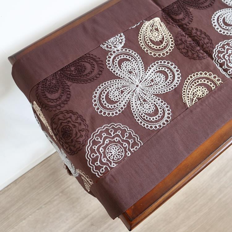 裏地付き高級感あり テーブルランナー コーヒー ブラウン おしゃれ エレガント 高級感 |  | 07