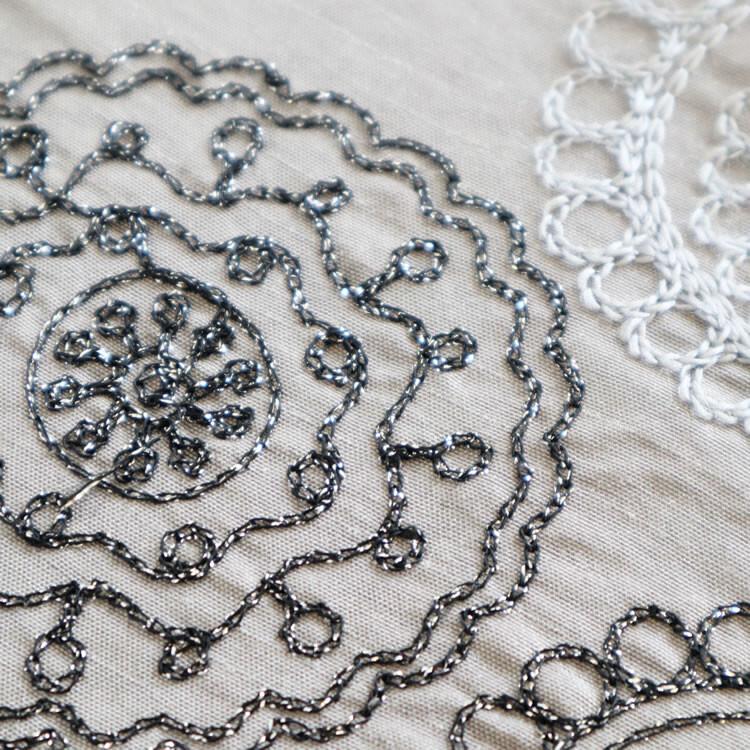 裏地付き高級感あり テーブルランナー グレイ おしゃれ エレガント 高級感 |  | 02