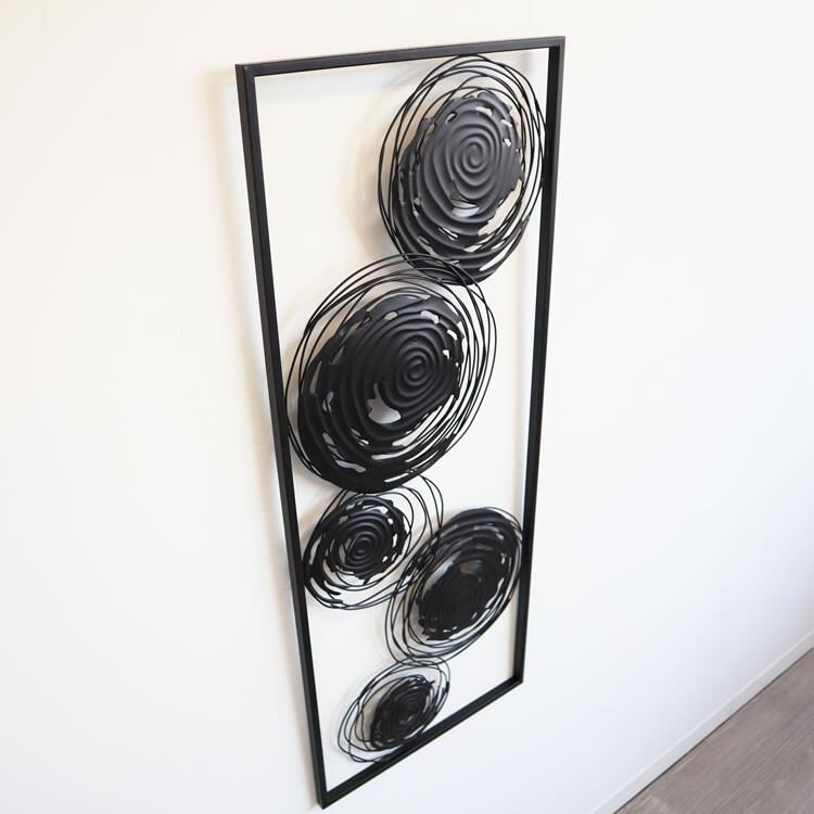 ウォールアートパネル 壁掛け 壁飾り ブラックサークル ウォールデコレーション アイアン インテリア おしゃれ モダン オブジェ アンティーク エレガント |  | 03