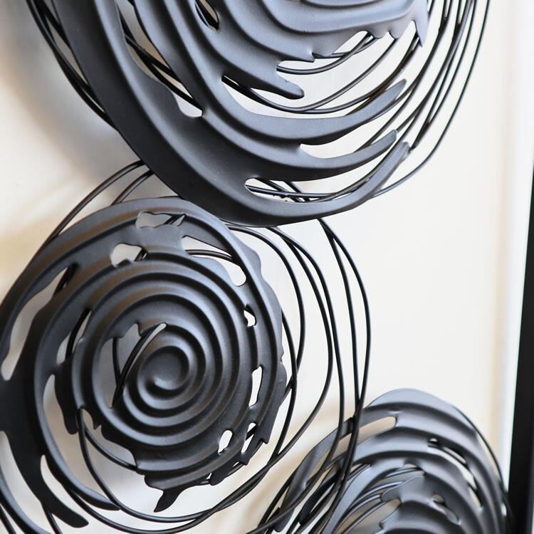 ウォールアートパネル 壁掛け 壁飾り ブラックサークル ウォールデコレーション アイアン インテリア おしゃれ モダン オブジェ アンティーク エレガント |  | 04