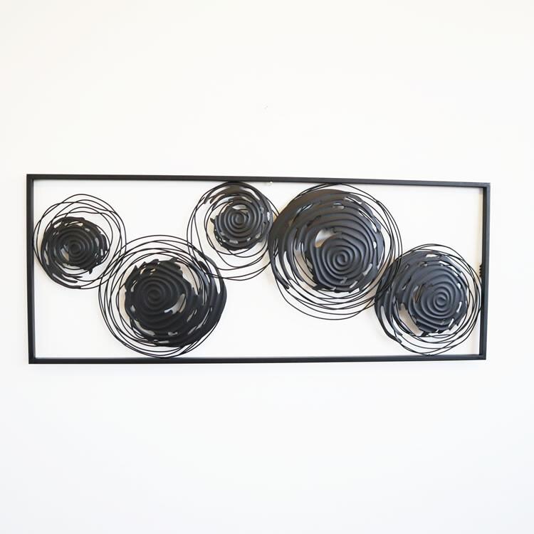 ウォールアートパネル 壁掛け 壁飾り ブラックサークル ウォールデコレーション アイアン インテリア おしゃれ モダン オブジェ アンティーク エレガント |  | 05