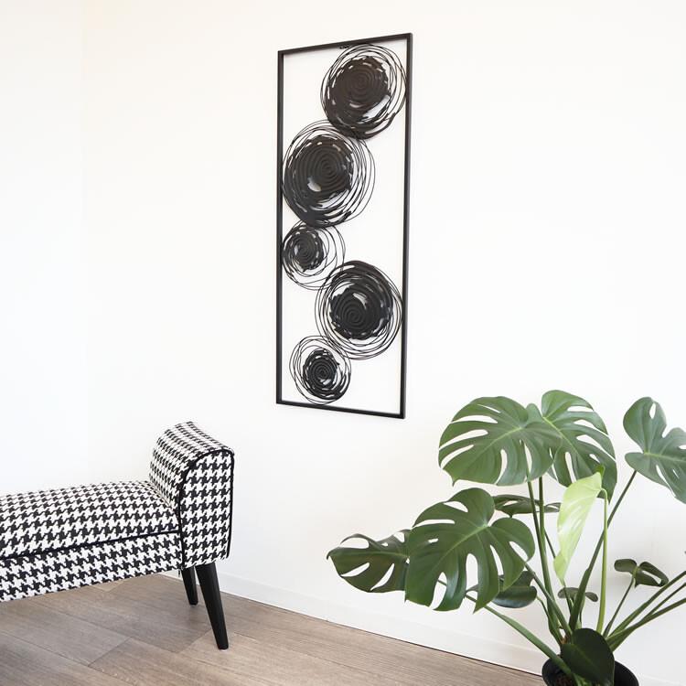 ウォールアートパネル 壁掛け 壁飾り ブラックサークル ウォールデコレーション アイアン インテリア おしゃれ モダン オブジェ アンティーク エレガント |  | 08