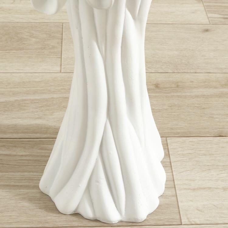 個性的で上品なデザイン フラワーベース 花瓶 ホワイト おしゃれ  かわいい 可愛い インテリア 生花 ドライフラワー 花器 オブジェ アンティーク |  | 04