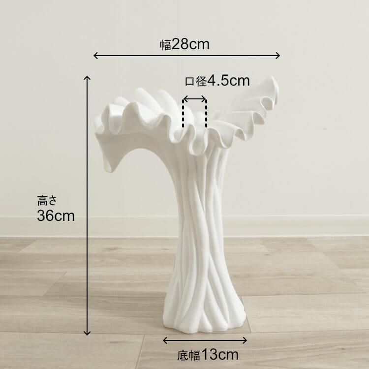 個性的で上品なデザイン フラワーベース 花瓶 ホワイト おしゃれ  かわいい 可愛い インテリア 生花 ドライフラワー 花器 オブジェ アンティーク |  | 06