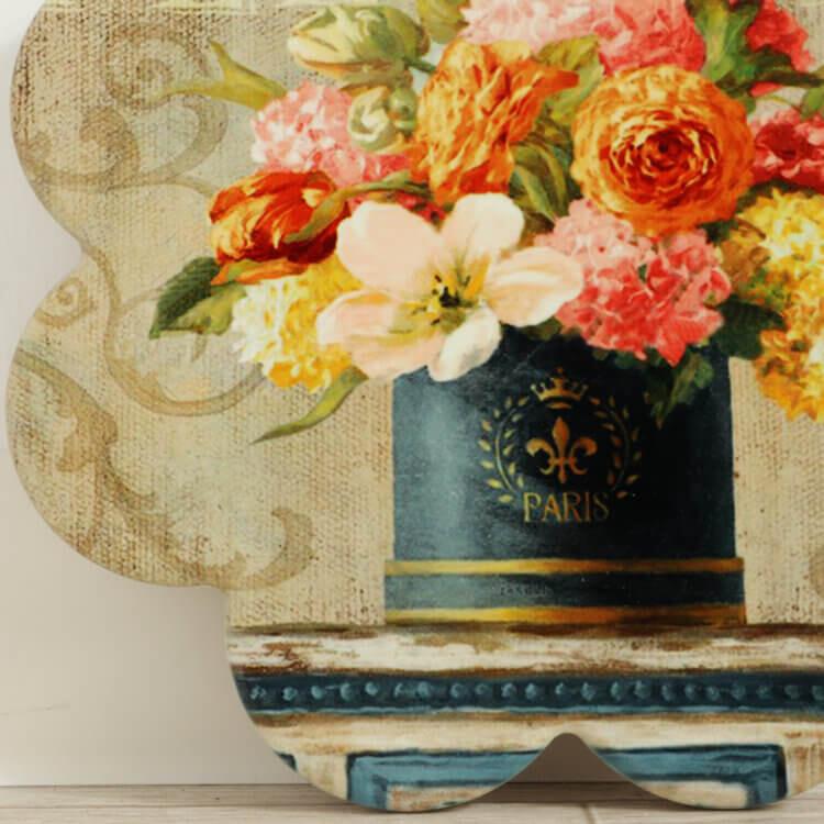 鍋敷き ライトブラウン おしゃれ カフェ 陶器 鍋しき かわいい なべしき 鉢置き台花瓶置き フラワースタンド プランタースタンド オブジェ 置き物 |  | 03