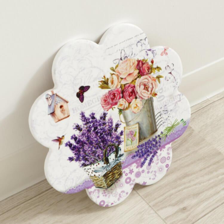 鍋敷き ホワイト おしゃれ カフェ 陶器 鍋しき かわいい なべしき 鉢置き台花瓶置き フラワースタンド プランタースタンド オブジェ 置き物 |  | 01