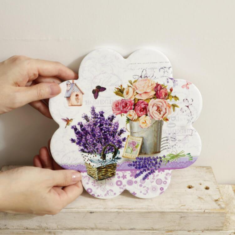 鍋敷き ホワイト おしゃれ カフェ 陶器 鍋しき かわいい なべしき 鉢置き台花瓶置き フラワースタンド プランタースタンド オブジェ 置き物 |  | 07