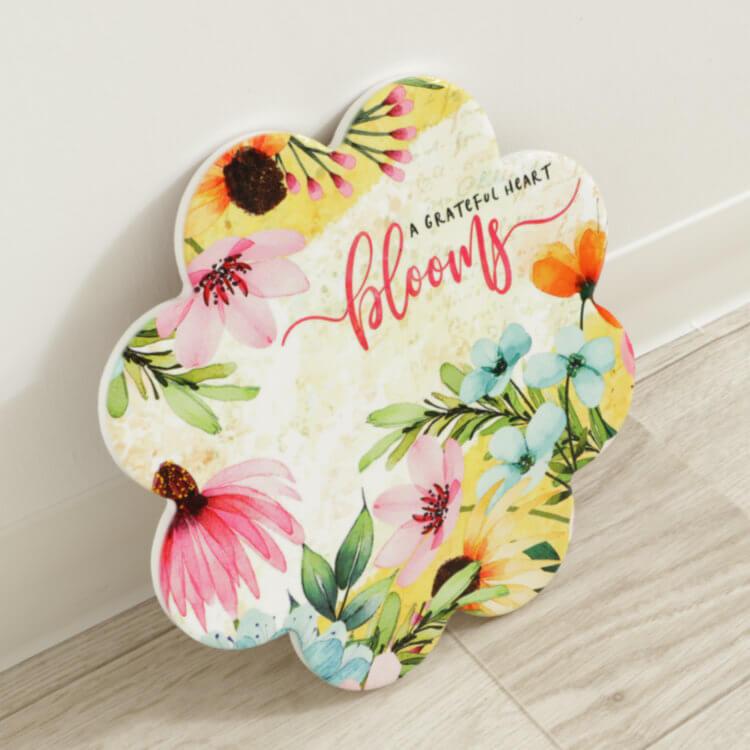 鍋敷き ライトイエロー おしゃれ カフェ 陶器 鍋しき かわいい なべしき 鉢置き台花瓶置き フラワースタンド プランタースタンド オブジェ 置き物 |  | 01