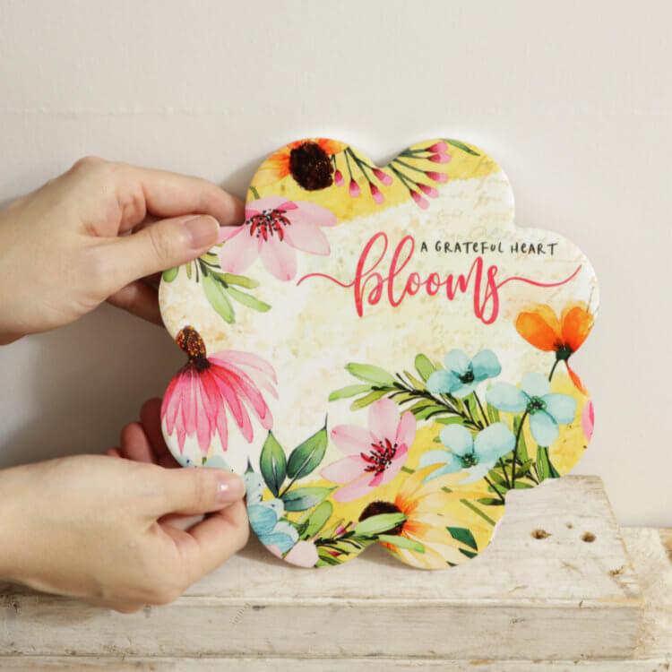 鍋敷き ライトイエロー おしゃれ カフェ 陶器 鍋しき かわいい なべしき 鉢置き台花瓶置き フラワースタンド プランタースタンド オブジェ 置き物 |  | 07