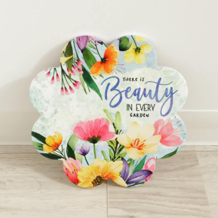 鍋敷き ライトブルー おしゃれ カフェ 陶器 鍋しき かわいい なべしき 鉢置き台花瓶置き フラワースタンド プランタースタンド オブジェ 置き物 | 