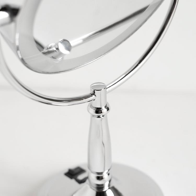 6点セット LEDライト付きミラー 両面化粧鏡 拡大鏡3倍 コンセント式 スタンドミラー 卓上 ルームミラー 鏡面 化粧鏡 メイクアップ 卓上鏡 |  | 07