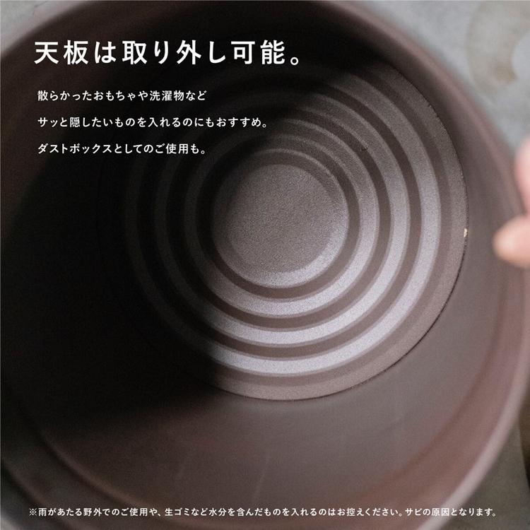 古材ドラムスツール ブラック カフェ空間 アンティーク調 収納家具 ストレージ ゴミ箱 収納ボックス 腰掛け おしゃれ |  | 06