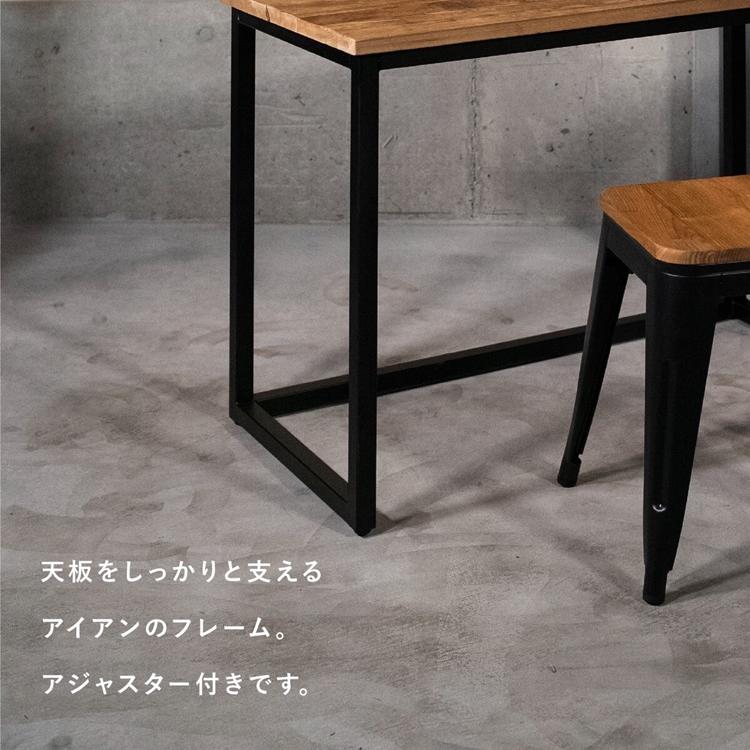 デスク 古材 100cm PCデスク パソコンデスク 1人掛け 長方形 テーブル 平机 フリーテーブル アイアン おしゃれ インダストリアル |  | 06