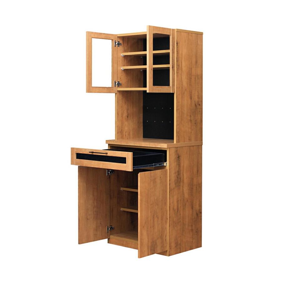 ネイツ 70KB キッチンボード 食器棚 木製 コンセント キッチン収納 レンジボード レンジ台 収納 |  | 02