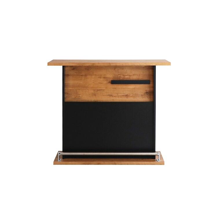 ネイツ 120バーカウンター  カウンターテーブル 木製 ワークデスク 作業台 学習デスク 机 在宅 リモートワーク おしゃれ 収納 | 