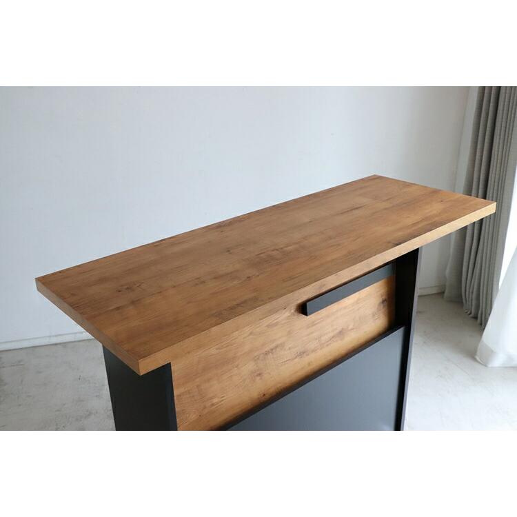 ネイツ 120バーカウンター  カウンターテーブル 木製 ワークデスク 作業台 学習デスク 机 在宅 リモートワーク おしゃれ 収納 |  | 04